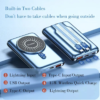LC43.png Yoobao LC4 10000mAh Built-in Dual Cable Multi-functional Portable Power SupplY